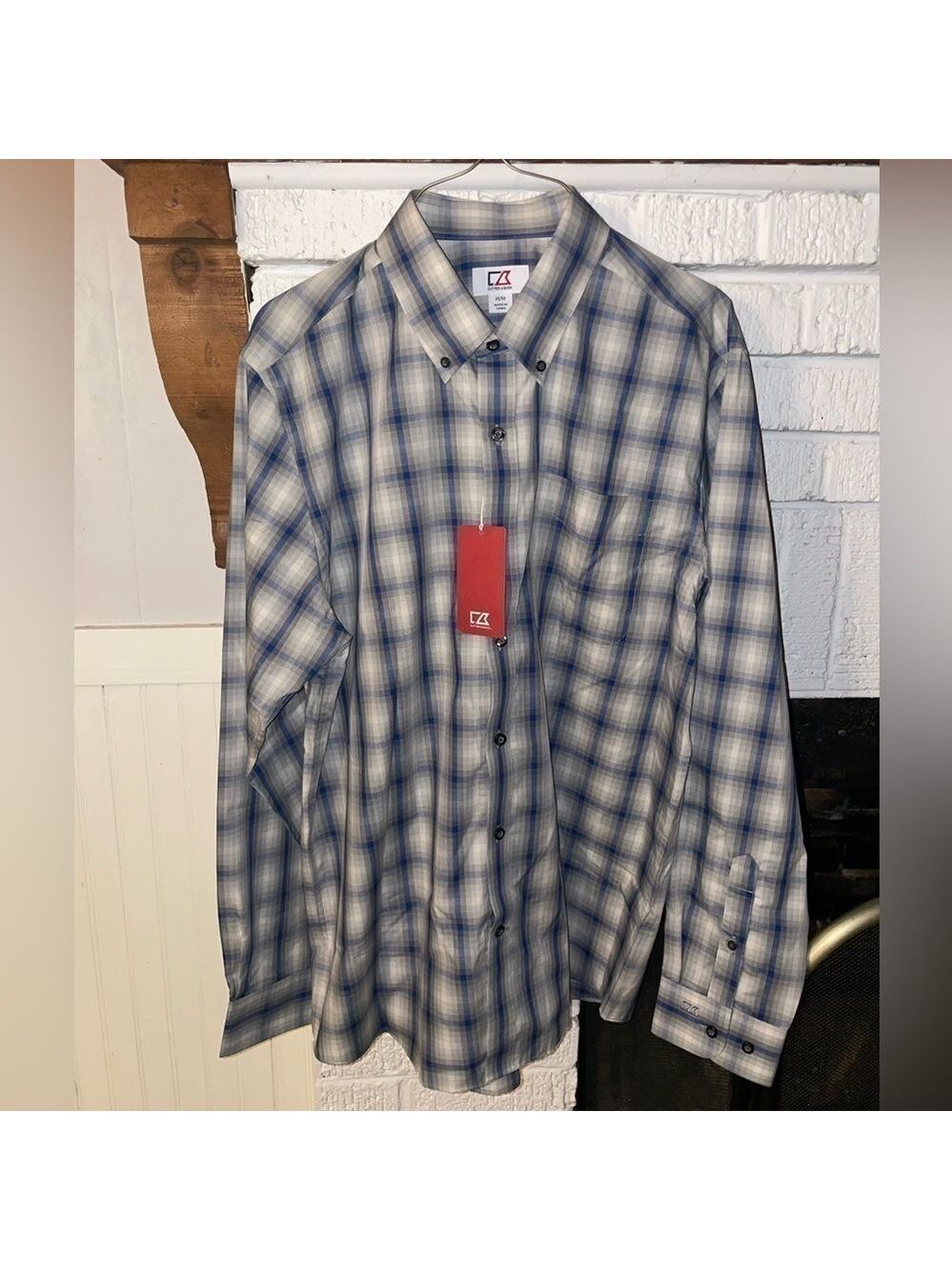 NWT Cutter & Buck men’s dress shirt button down long sleeve size Medium